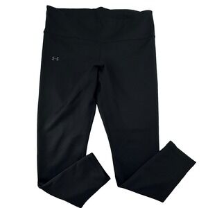 Under Armour Womens XL ColdGear Compression Leggings Black High Rise Pants